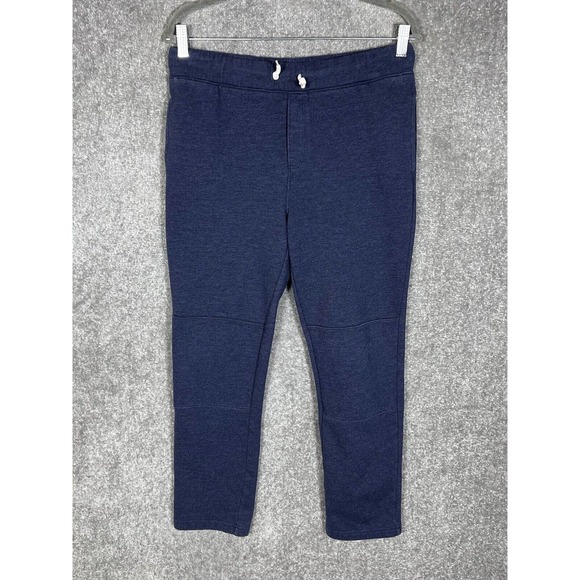 Lands End Sweatpants Boys Size Large 14H-16H Blue Pockets‎ Pull On Drawstring - Picture 1 of 10